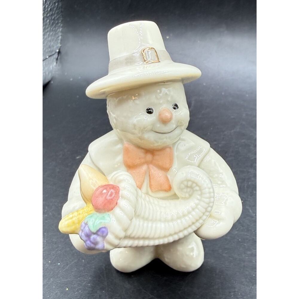 Lenox 2000 12 Months of Snowmen November Harvest Snowman Figurine LO31 - Picture 11 of 11